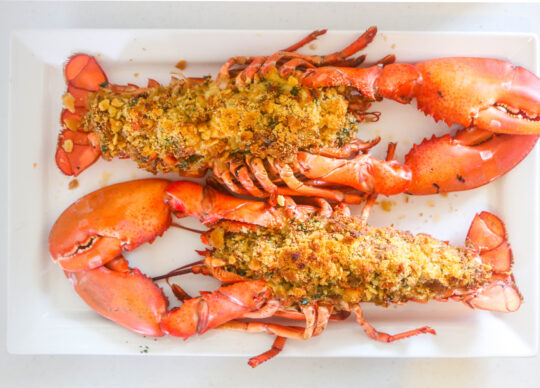 Baked Stuffed Lobster