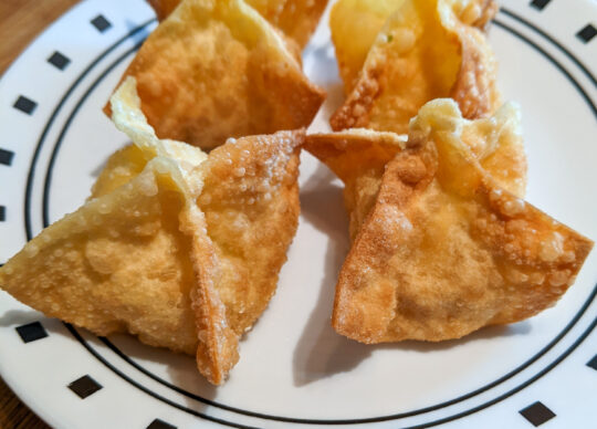 Employee recipe! Alex  C.’s Shrimp Rangoon