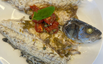 Salt Baked Branzino