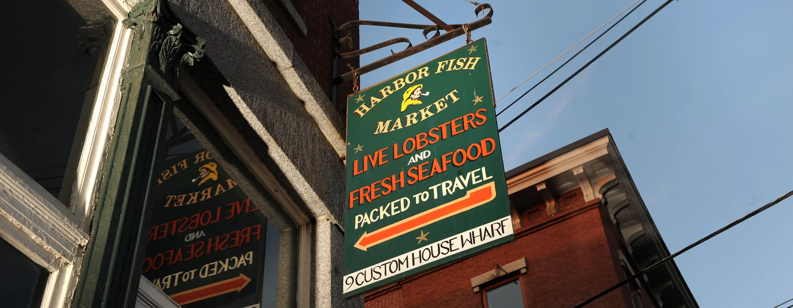 Sign over Commercial St.